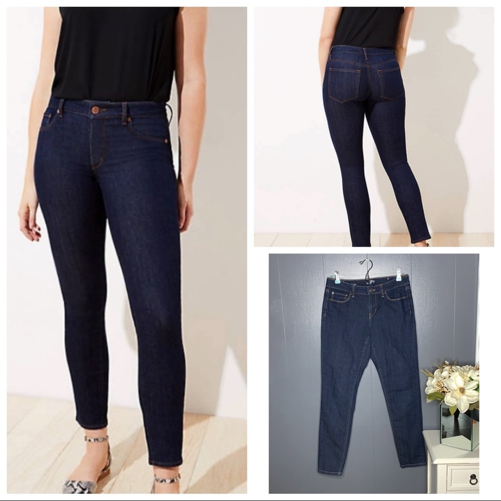 Ann Taylor LOFT Factory Curvy Skinny Jeans Size 4